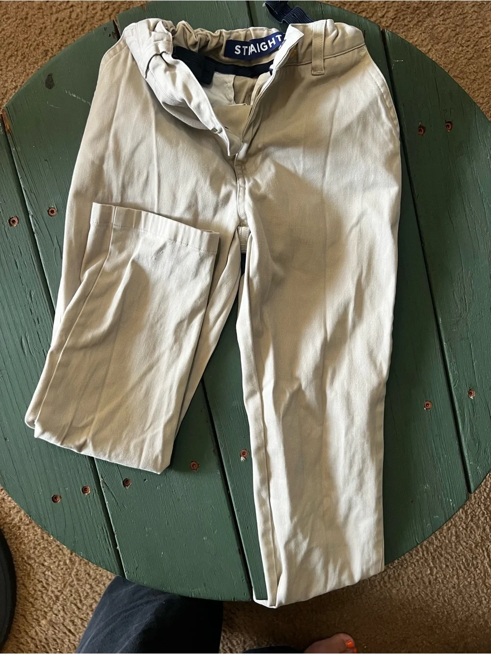 Old Navy Kids Straight Fit Light Khaki Pants